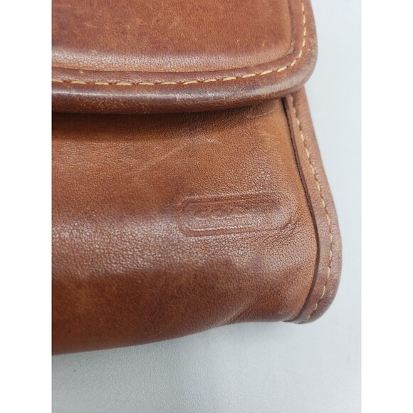 Coach Vintage Brown Leather Wallet & Key Case Multifunction ID Coin Pouch - Picture 3 of 15
